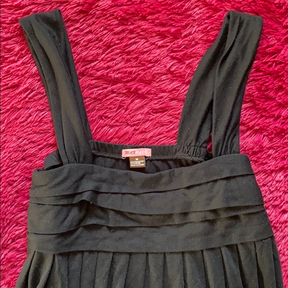 Black midi flowy dress - Picture 4 of 11